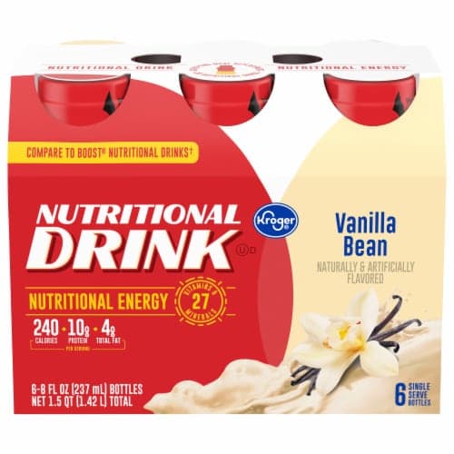 Kroger Vanilla Bean Nutritional Drink