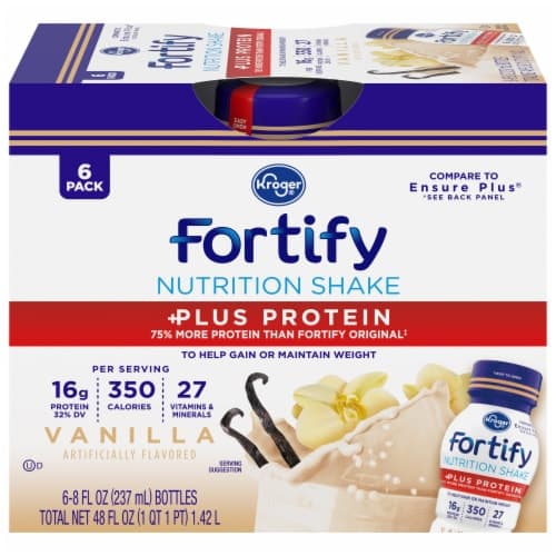 Kroger Fortify Plus Protein Vanilla Nutrition Drink