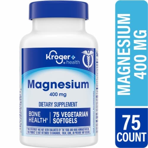 Kroger Magnesium Vegetarian Softgels