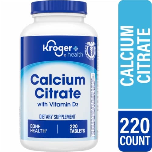 Kroger Calcium Citrate + Vitamin D