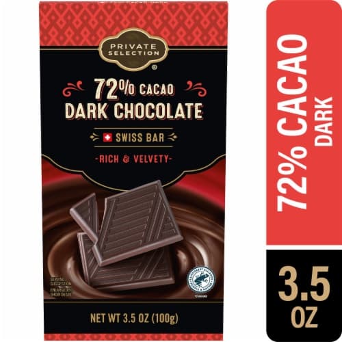 Private Selection 72% Cacao Dark Chocolate Swiss Candy Bar