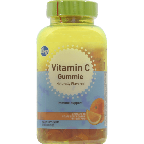 Kroger Orange Flavor Vitamin C Gummies