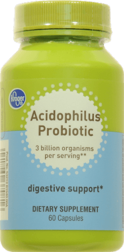 Kroger Acidophilus Probiotic Digestive Support Capsules