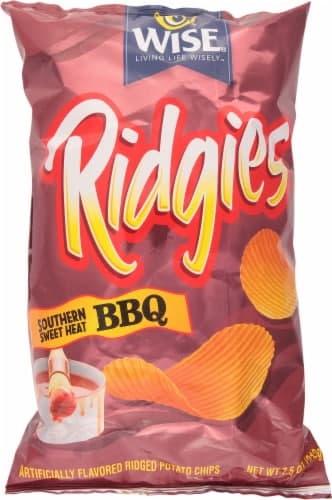 Wise Potato Chips, Ridged, Southern Sweet Heat Bbq