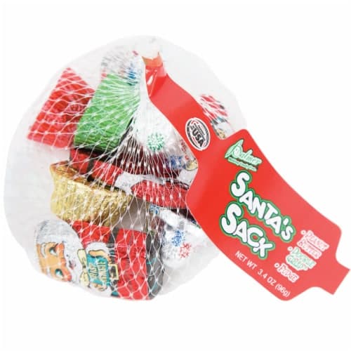 Palmer Christmas Double Crisp Fudge Peanut Butter Santa'S Sack Candy