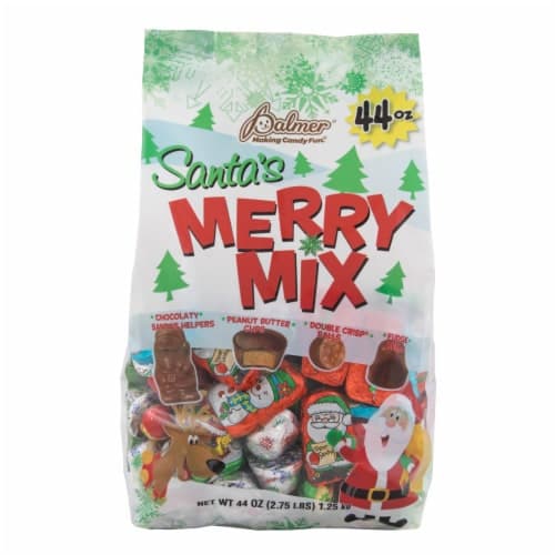 Palmer Santa'S Merry Mix Holiday Candy Bag