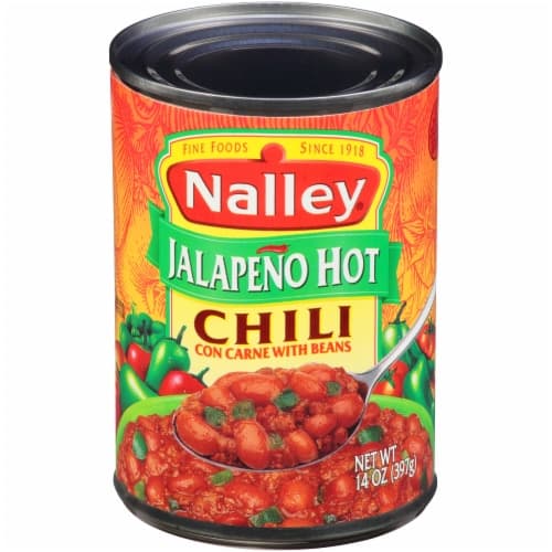 Nalley Jalapeno Hot Chili Con Carne With Beans