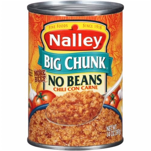 Nalley Big Chunk Chili Con Carne No Beans