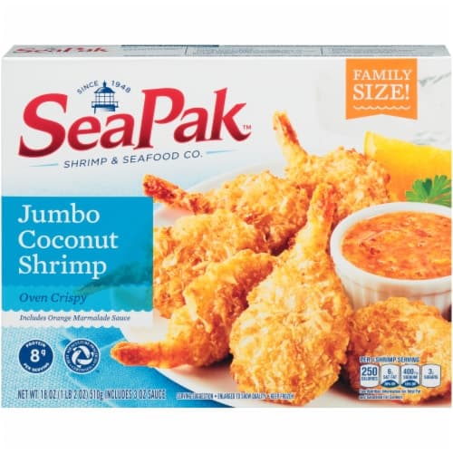 Seapak Shrimp & Seafood Co. Shrimp Jumbo Coconut Oven Crispy Family Size