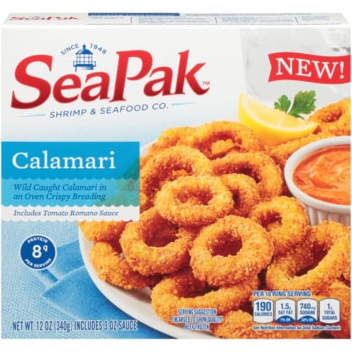Seapak Calamari Breaded With Tomato Romano Sauce