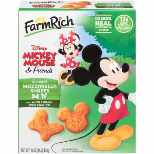 Farm Rich Disney Mickey Mouse & Friends Breaded Mozzarella Shapes