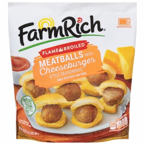 Farm Rich Cheeseburger Flavored Meatballs