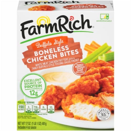 Farm Rich Chicken Bites Boneless Buffalo Style