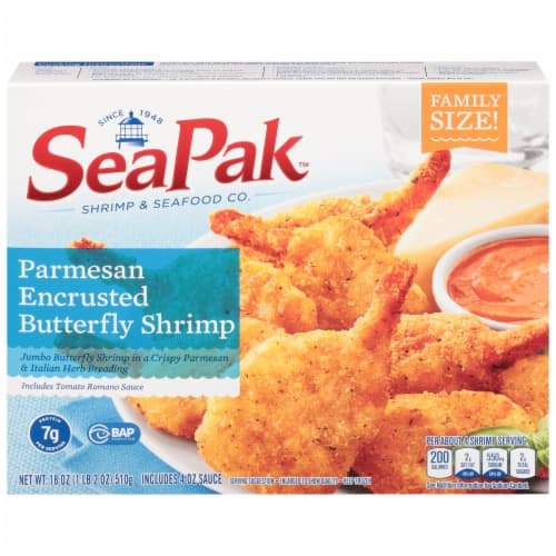 Seapak Shrimp & Seafood Co. Shrimp Butterfly Parmesan Encrusted Family Size