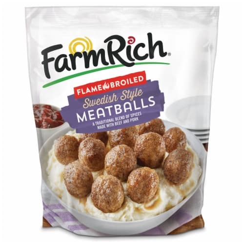 Farm Rich Flame Broiled Swedish Style Meatballs