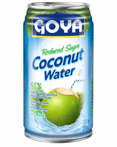 Goya Coconut Water Unsweetened Fat Free Can
