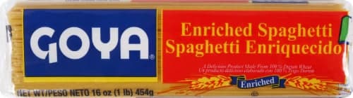 Goya Pasta Enriched Spaghetti Wraper