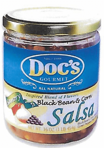 Doc'S Gourmet Black Bean & Corn Salsa