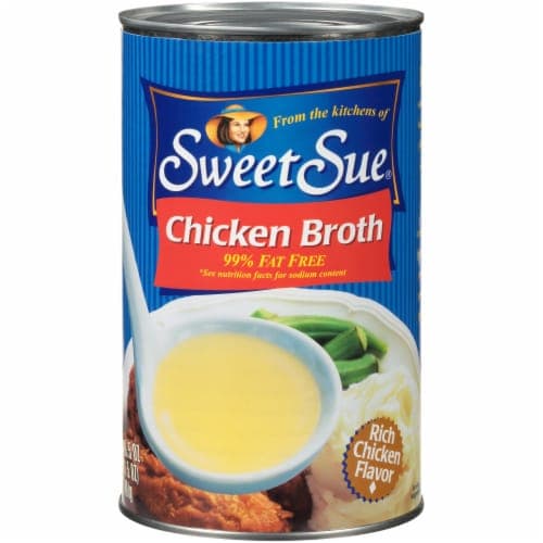 Sweet Sue Chicken Broth 99% Fat Free