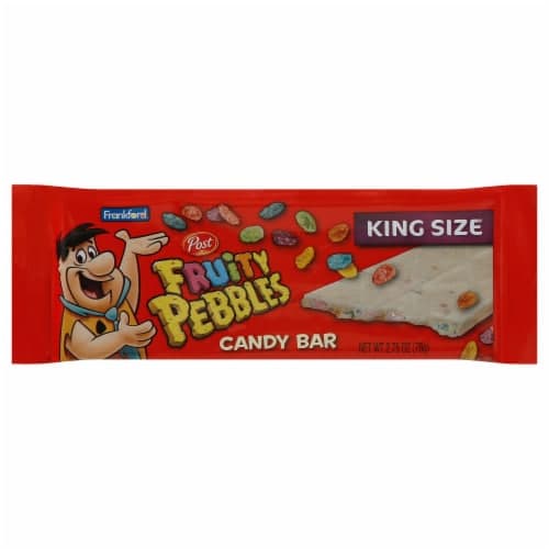 Frankford Fruity Pebbles White Chocolate Candy Bar King Size