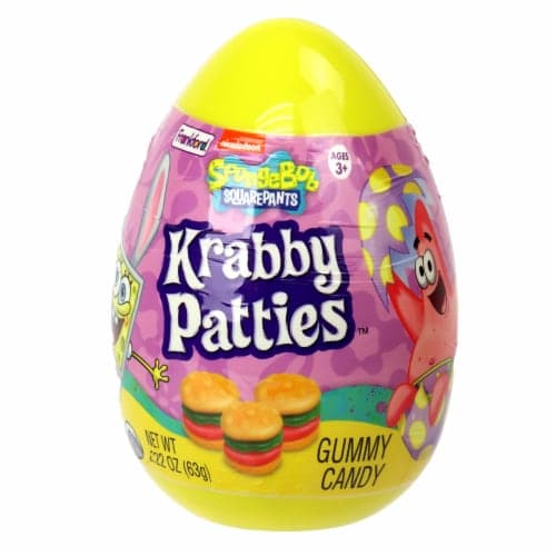 Frankford Sponge Bob Squarepants Krabby Patties Gummy Easter Candy