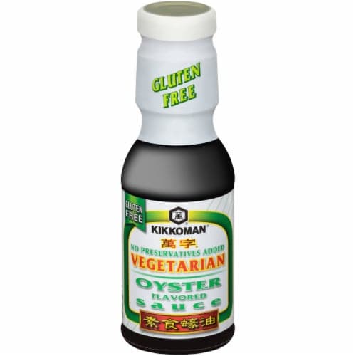 Kikkoman Gluten Free Vegetarian Oyster Flavored Sauce.