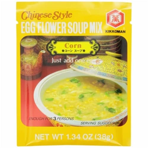 Kikkoman Corn Egg Flower Soup Mix