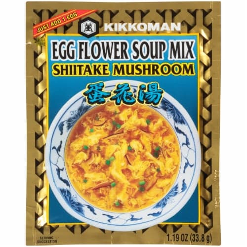 Kikkoman Egg Flower Shiitake Soup Mix - Case Sale