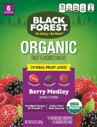 Black Forest Organic Berry Medley Flavored Fruit Snacks
