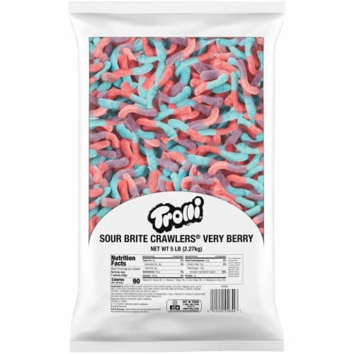 Trolli Sour Brite Crawlers Very Berry Gummy Worms