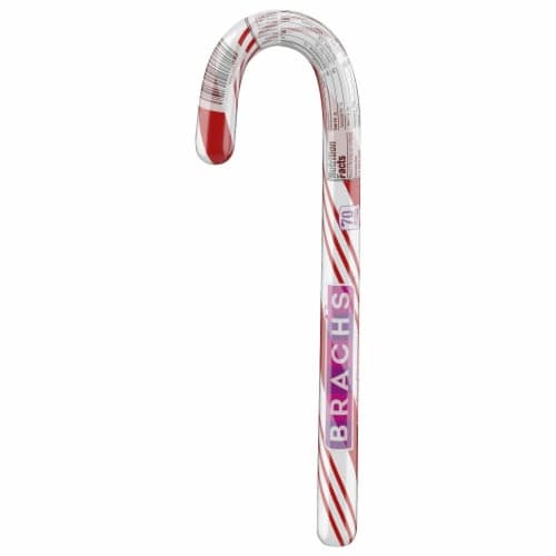 Brach'S Candy Cane, Peppermint, Jumbo