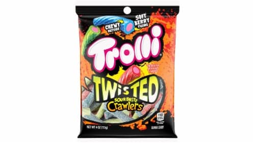 Trolli Twisted Sour Brite Crawlers Berry Candy