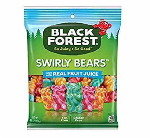 Black Forest Swirly Gummy Bears