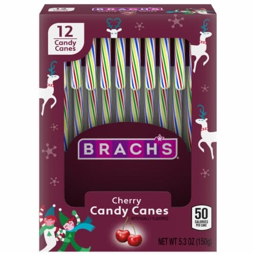 Brach'S Holiday Bob'S Cherry Candy Canes