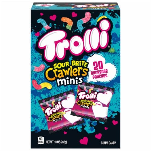 Trolli Sour Brite Crawlers Minis Valentine Candy
