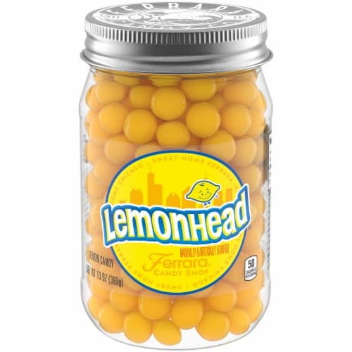 Lemonhead Lemon Candy Jar