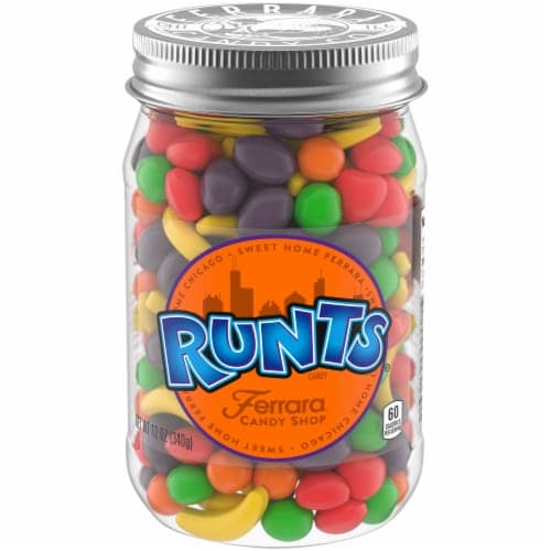 Ferrara Runts Candy Gift Jar