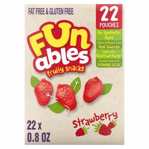 Funables Strawberry Fruity Snacks Value