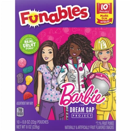 Funables Barbie Fruit Snacks