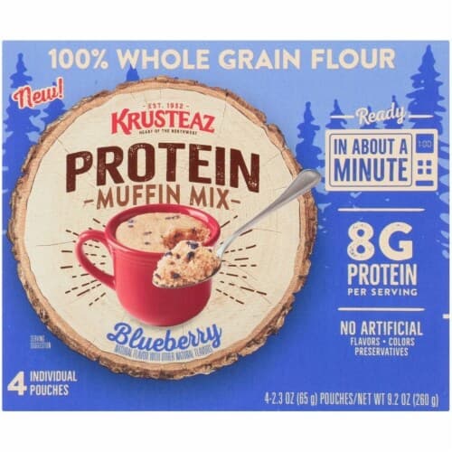 Krusteaz Blueberry Protein Muffin Mix Pouches