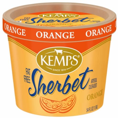 Kemps Fat Free Orange Sherbet