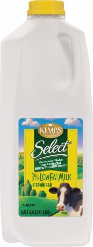 Kemps Select 1% Lowfat Milk - 0.5 Gallon