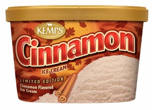 Kemps Limited Edition Cinnamon Ice Cream Tub