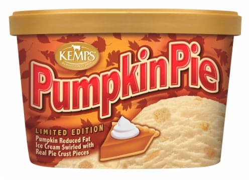 Kemps Limited Edition Pumpkin Pie Ice Cream Tub