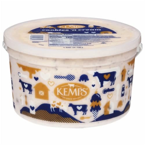 Kemps Cookies'N Cream Ice Cream Family Size