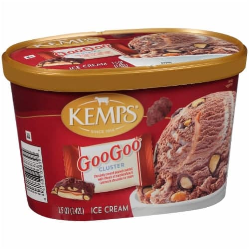 Kemps Throwback Ice Cream, Googoo Cluster, Original Recipe