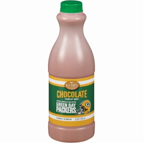 Kemps Green Bay Packers Low-Fat Chocolate Milk