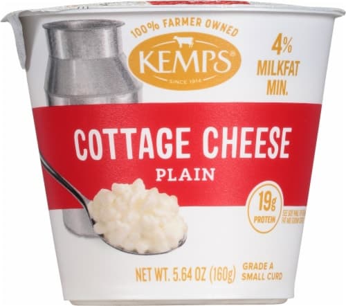 Kemps Singles 4% Milkfat Small Curd Cottage Cheese