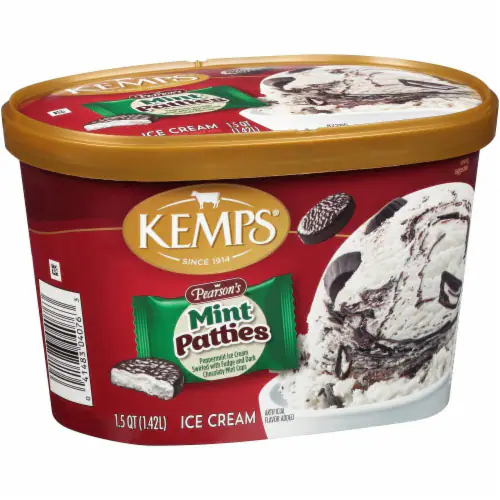 Kemps Pearson'S Mint Patties Ice Cream. Tub