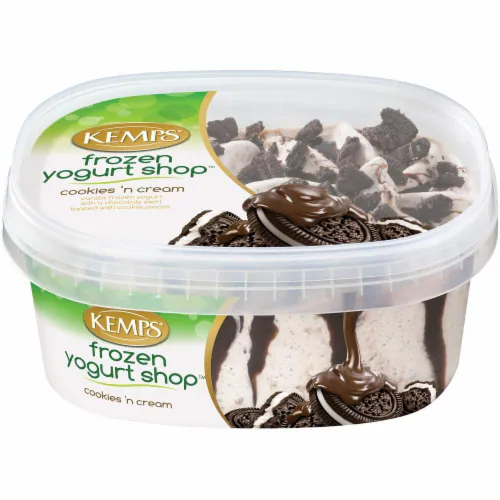 Kemps  Yogurt Shop Cookies 'N Cream  Yogurt. Tub